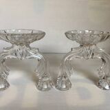 Pair of two-light Art Deco candlesticks