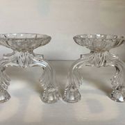 Paire de bougeoirs deux feux art déco