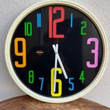 Large Memphis clock signed Virginio