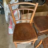 Engraved bistro chair