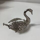 Ancienne salière et poivrière en forme de cygne