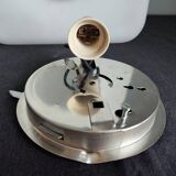Large square ceiling/wall light in vintage opaline