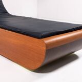 Vintage Unique Wave Chaise Lounge