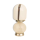 Lampe en opaline double éclairages 70's