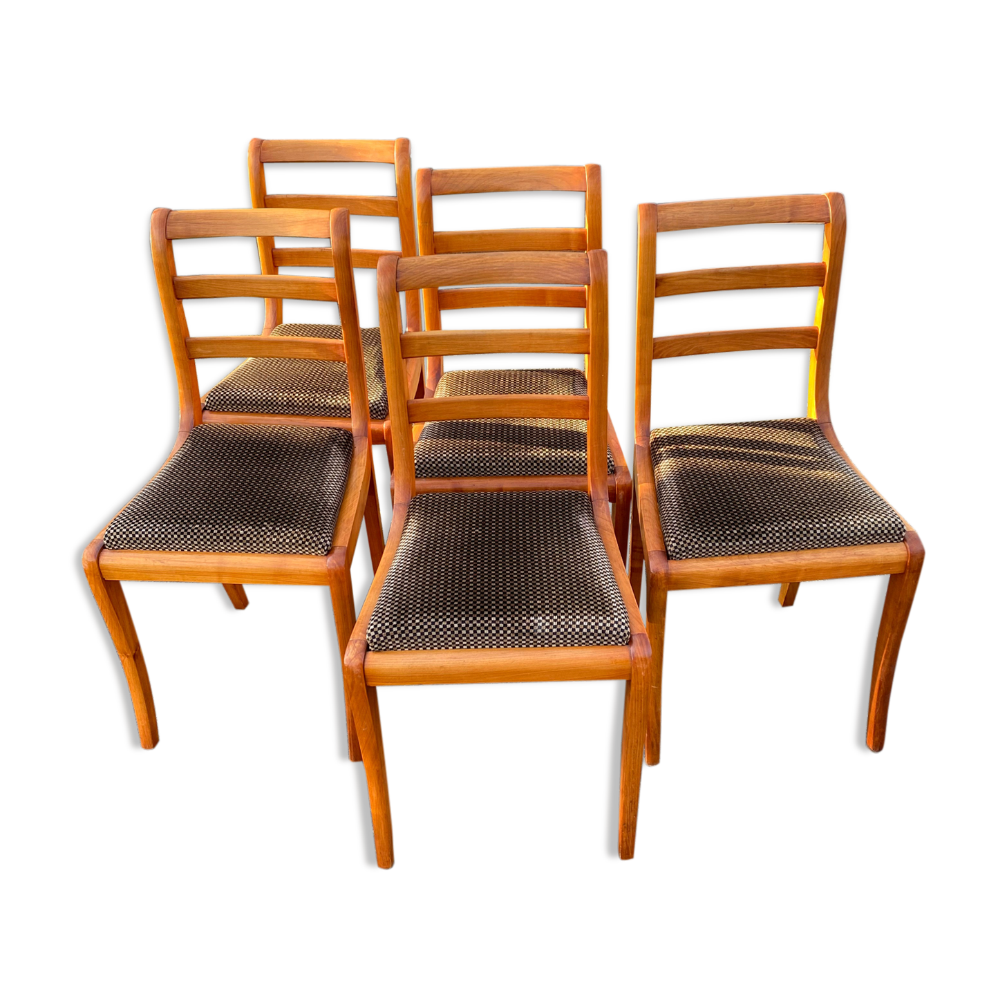 6 art deco chairs