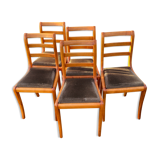6 art deco chairs