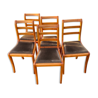 6 art deco chairs