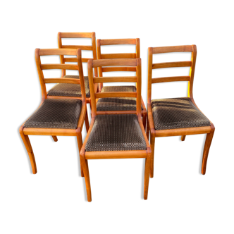 Set de 6 chaises art deco