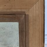 Peinture à l'huile vintage originale de paysage de cottage : Art de la nature encadré