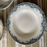 Mismatched ironstone plates