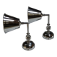 Pair of chrome wall lamps Maison du Monde
