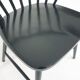 Black spindle back dining chair attrb. to Nesto, Denmark 1960's