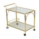 Desserte en faux bambou de style Hollywood Regency par Orsenigo, Italie