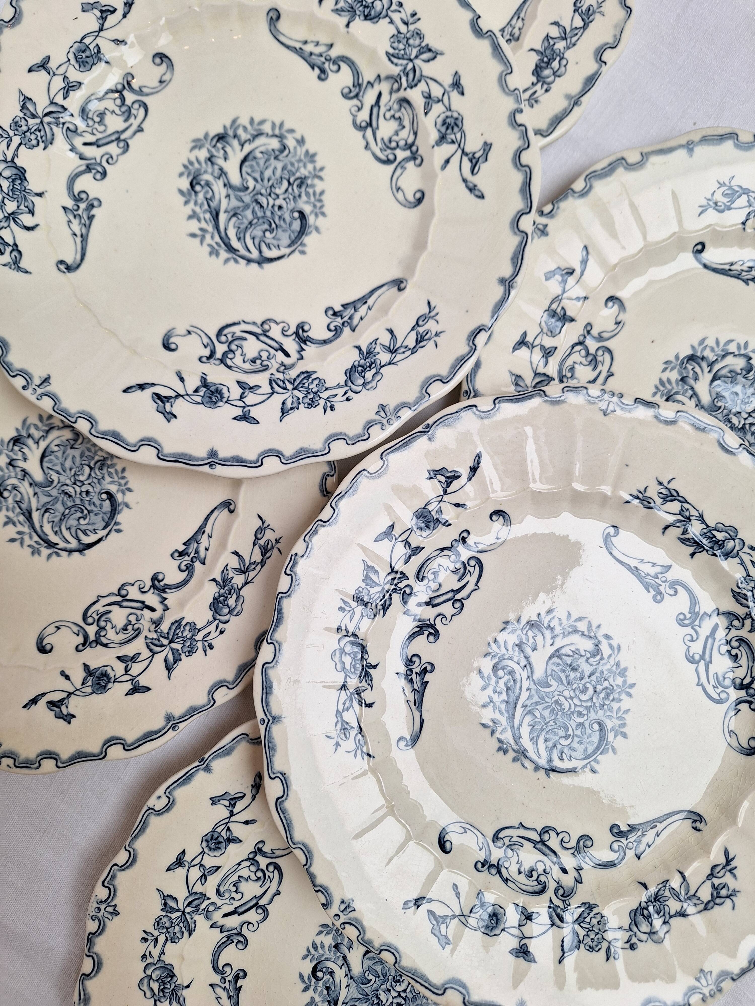 Dessert plates H.C. Moscow vintage