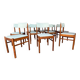 Set de 10 chaises Baumann couleur vert d’eau