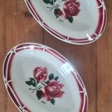 Pair of earthenware serving dishes