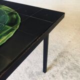 Mid-Century Studio Ceramic Tile Coffee Table, Belgium, 1960s