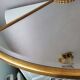 Vintage golden wooden mirror, '80s, Hollywood Regency