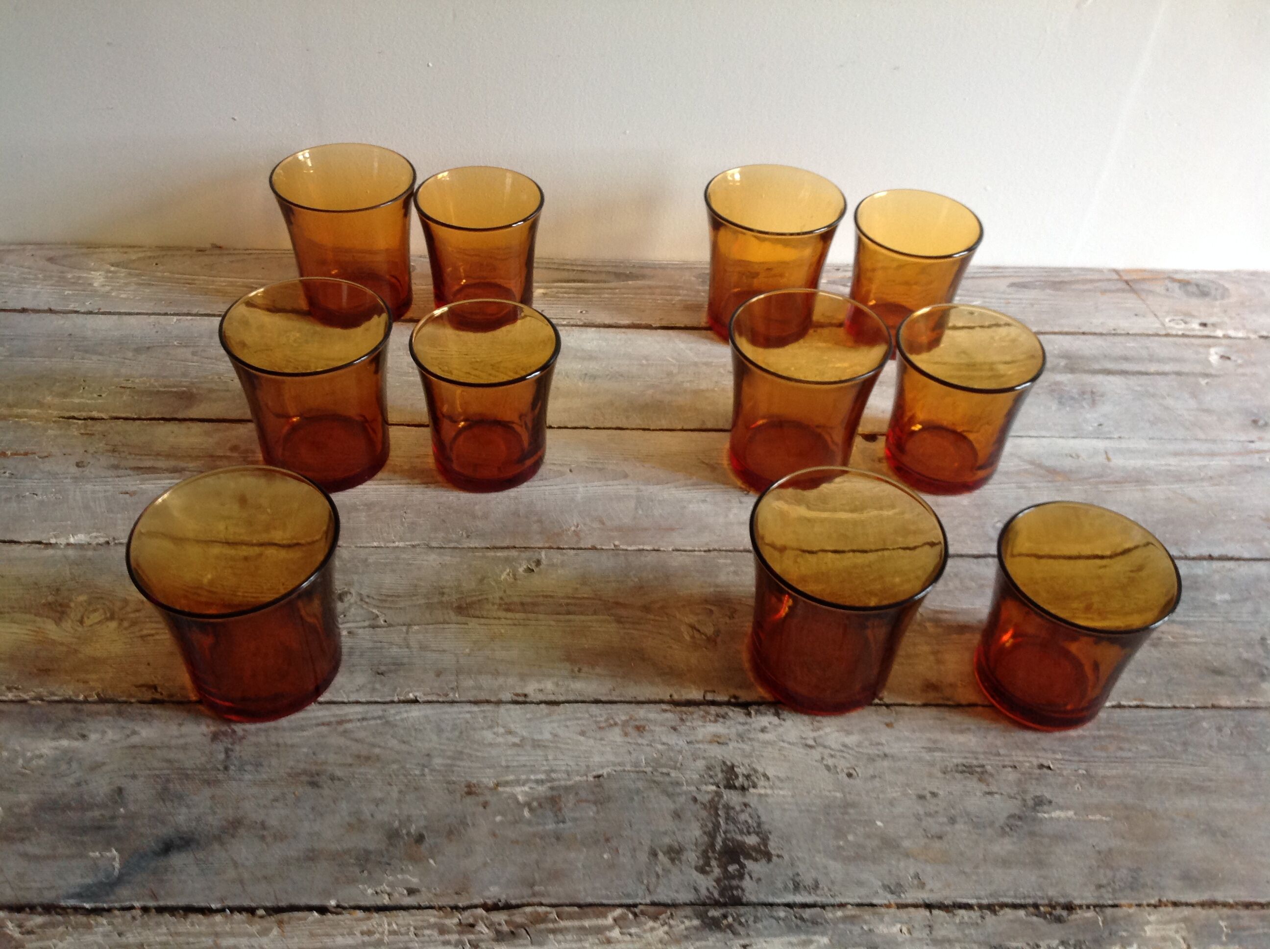 Lot of 11 vintage glasses