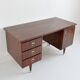 Scandinavian rosewood desk 1960 vintage