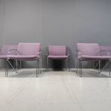 Danish arm chairs by Alfred Hofmann for Gispen/Labofa - 1970s - set of 5