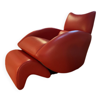 Yamakado rocking chair and footrest