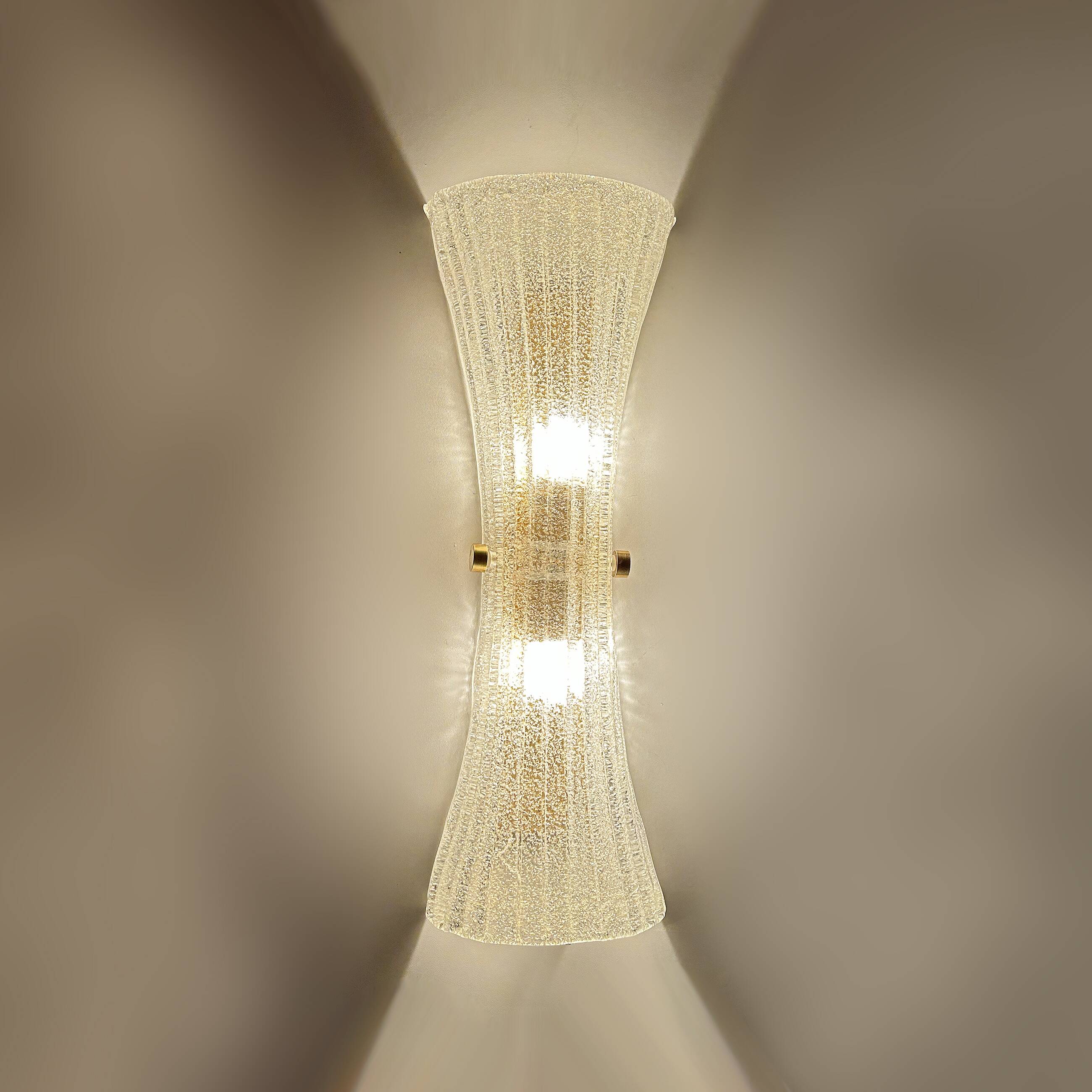 Vintage Glass Wall Lamp