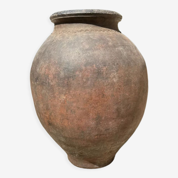 Old terracotta jar