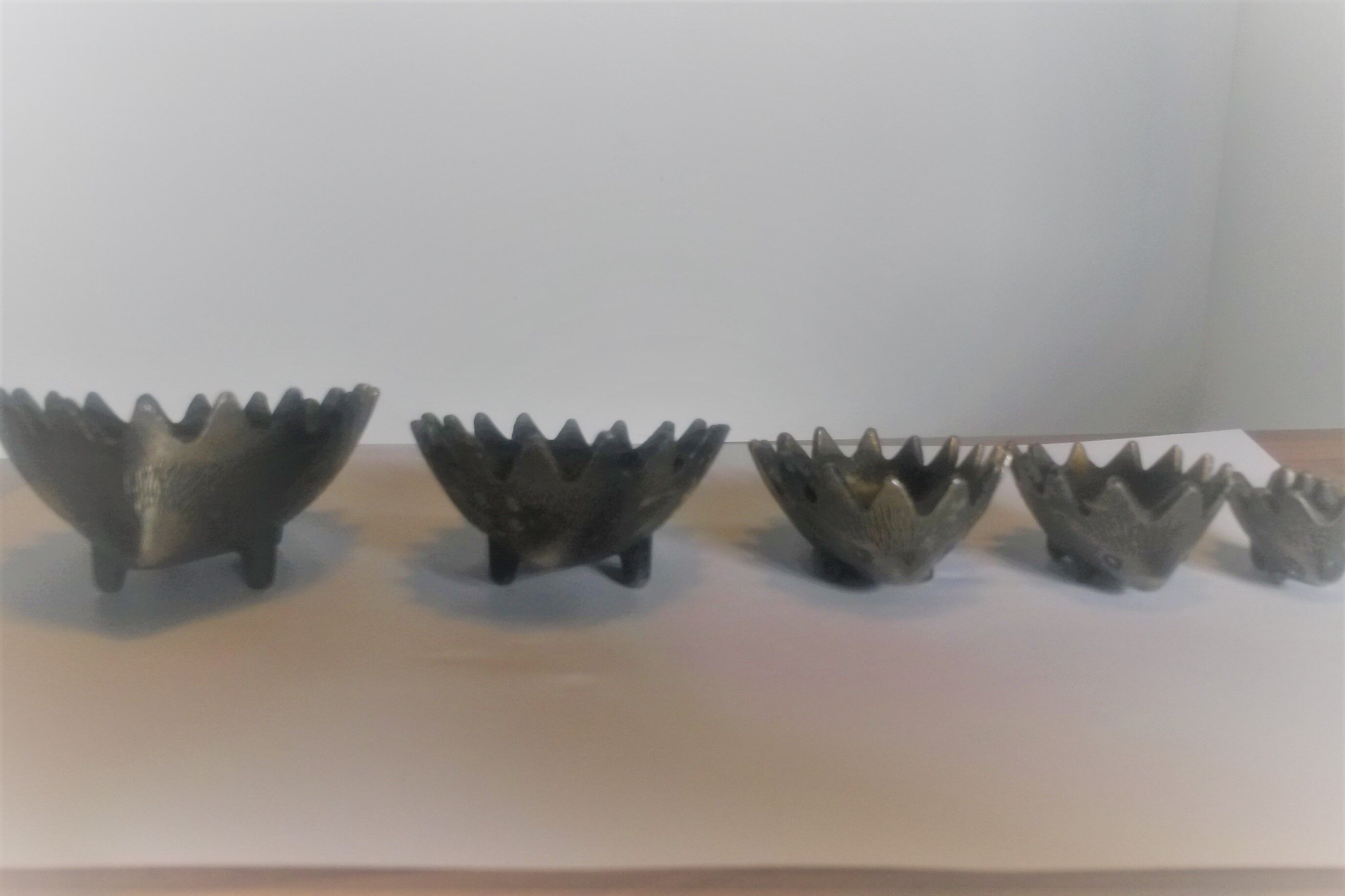 Ashtrays trundle hedgehog 1970