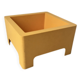 Space-Age orange plastic side table by Emsa, 1960.
