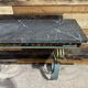 Art Deco marble and wrought iron console