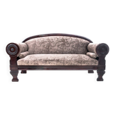 Antique sofa in Biedermeier style, Northern Europe, circa 1840.