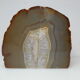 Paire de serre livres en agate bleue