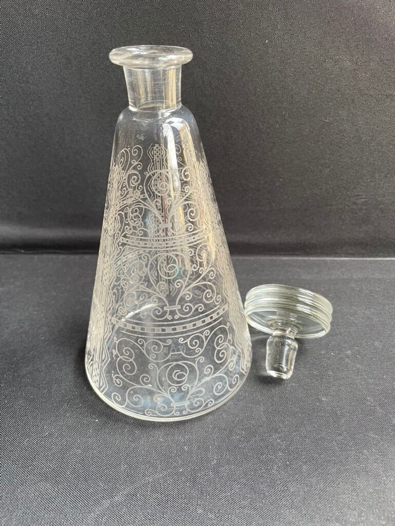 Carafe Baccarat service Lido – Art Deco