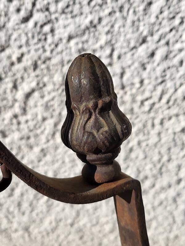 Folding camping chaise longue armchair empire of the 19th century