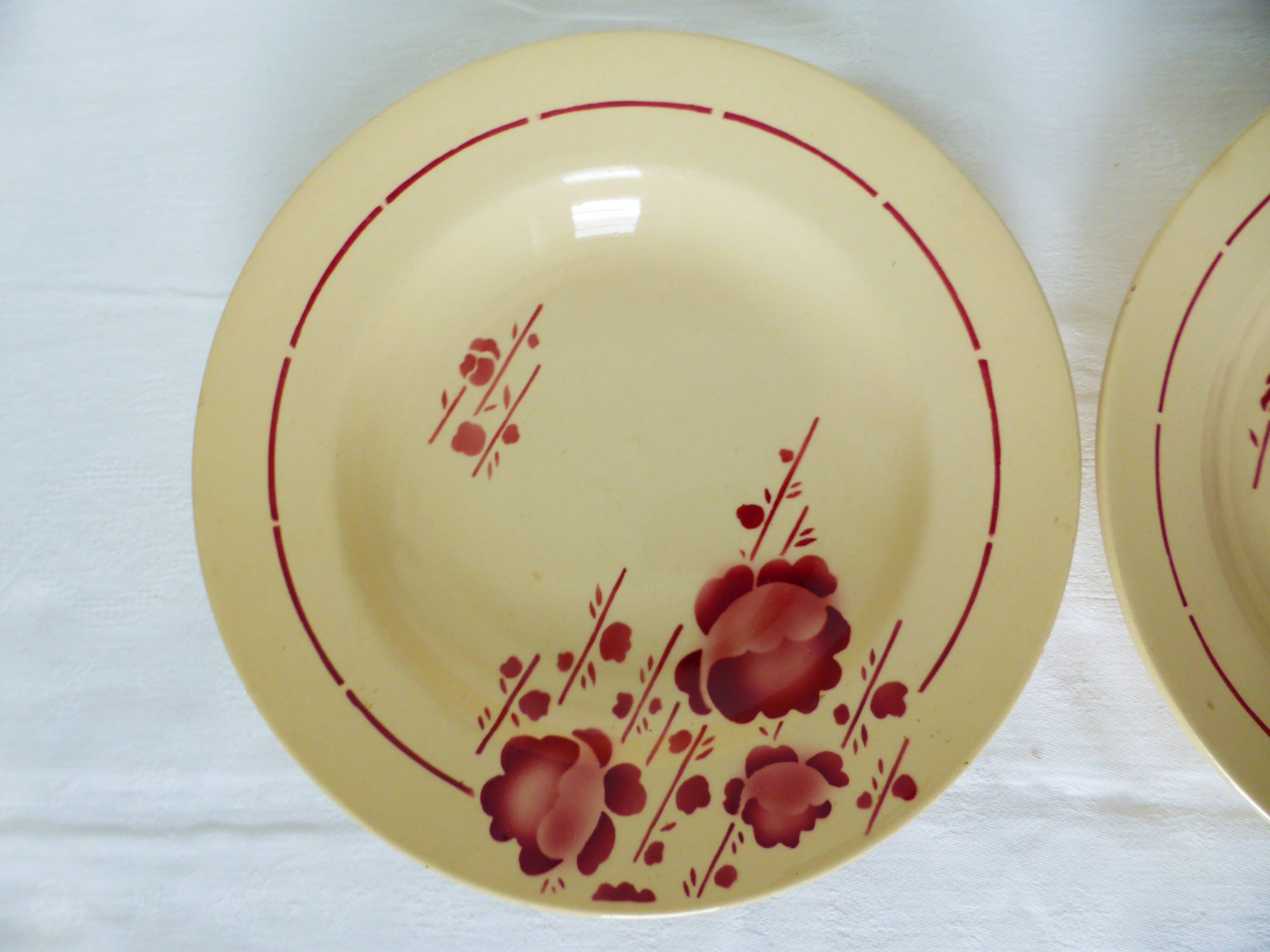 2 vintage deep plates from the St Amand factory 2103159