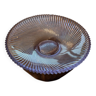 1970s glass fruit bowl