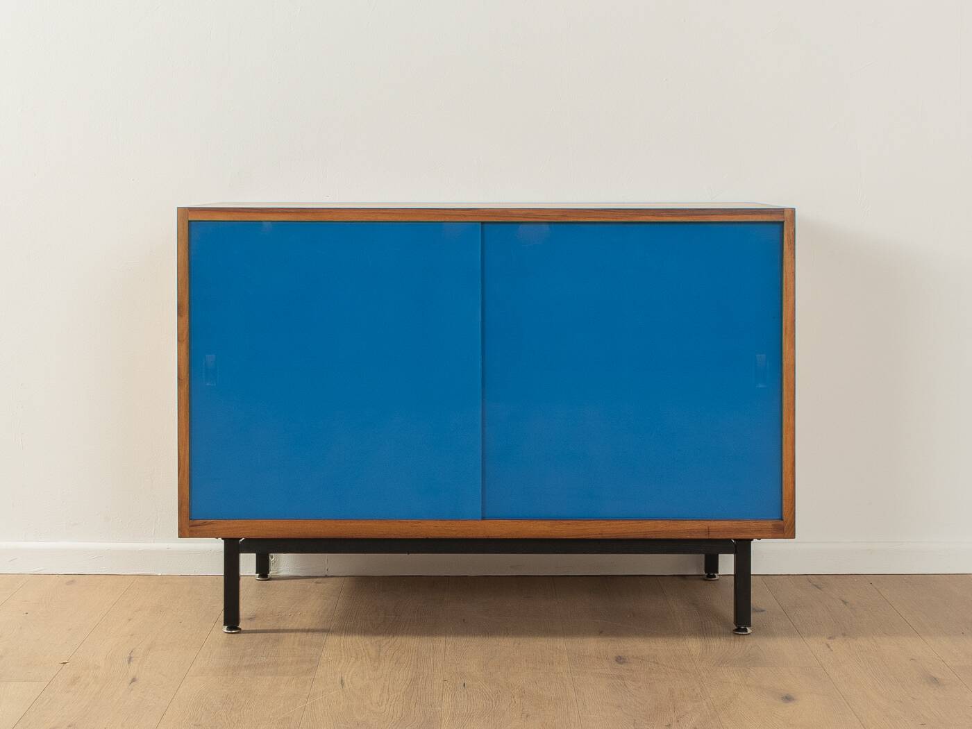 Commode bleue des années 1950
