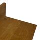 Vintage oak wall rack book shelf wood minimalist 80's design.
