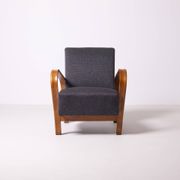 Pair of armchairs by Kozelka andKropacek, Interier Praha, 1950s