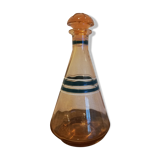 Molded glass decanter