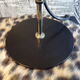 Table lamp 1970 with fiber shade