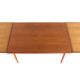 Table à manger rectangulaire extensible danoise 'Siem' en teck