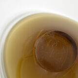 Scandinavian Sommerso gold brown glass bowl, 1950s