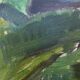 Vintage Modernists Landscape Oil on Canvas signed by F.H. 1950s