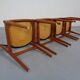 Danish Teak Dining Chairs from Vamo Mobelfabrik, 1960s, Set of 4