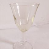 Six vintage polychrome glasses