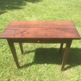 Table d'appoint avec tiroir en chêne