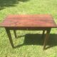 Side table with drawer in oak