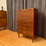 Tall chest of drawers, Denmark, 1950s.